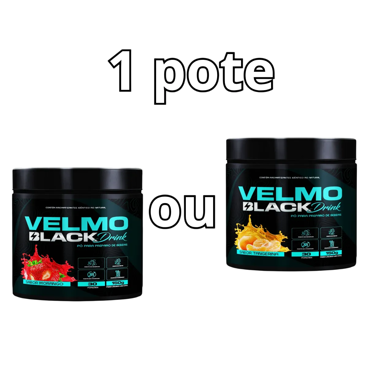 Velmo Black Drink 1 Mês