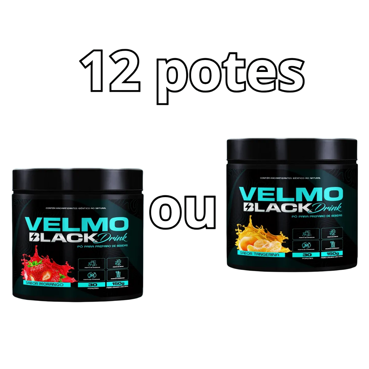 Velmo Black Drink 12 POTES