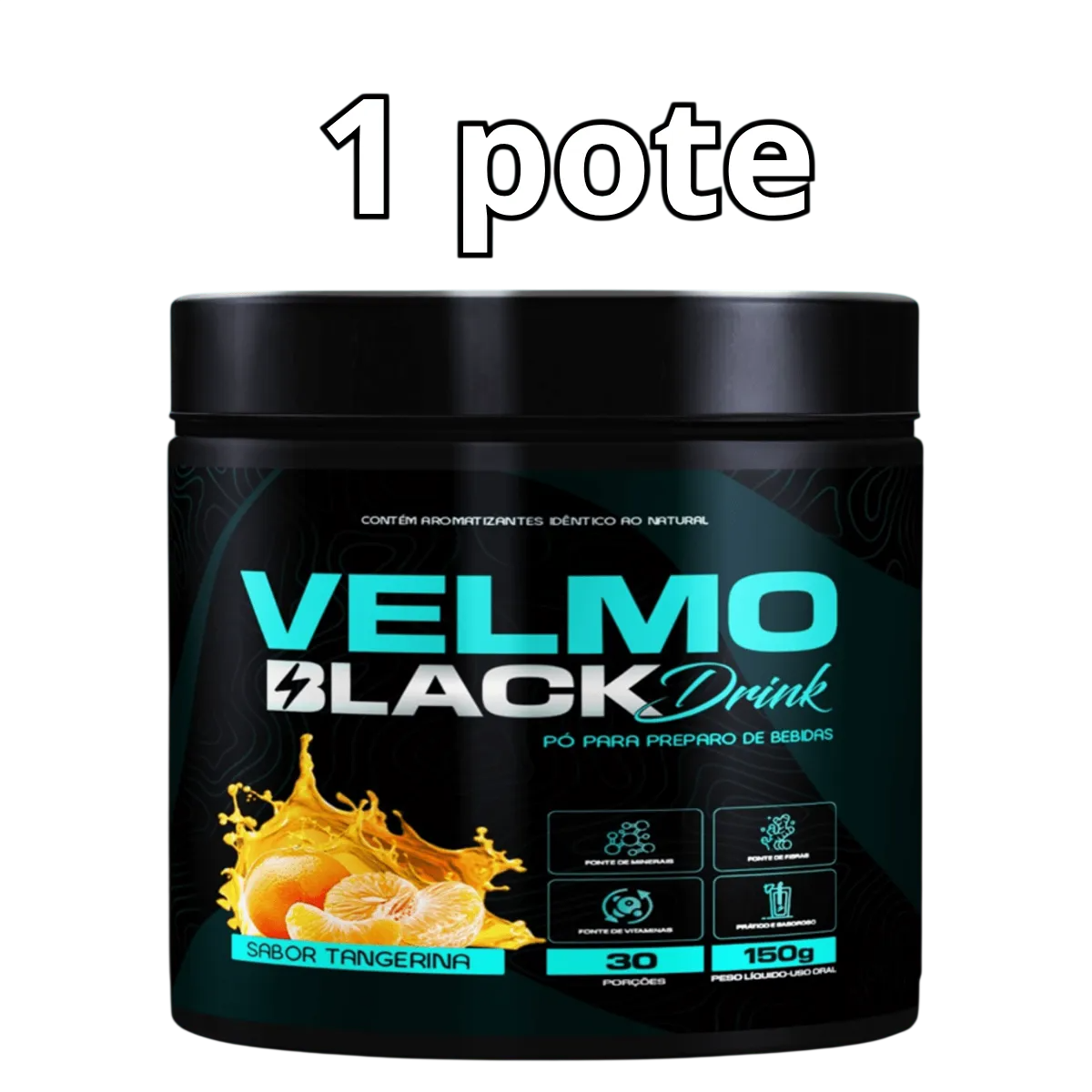 Velmo Black Drink Tangerina 1 POTE